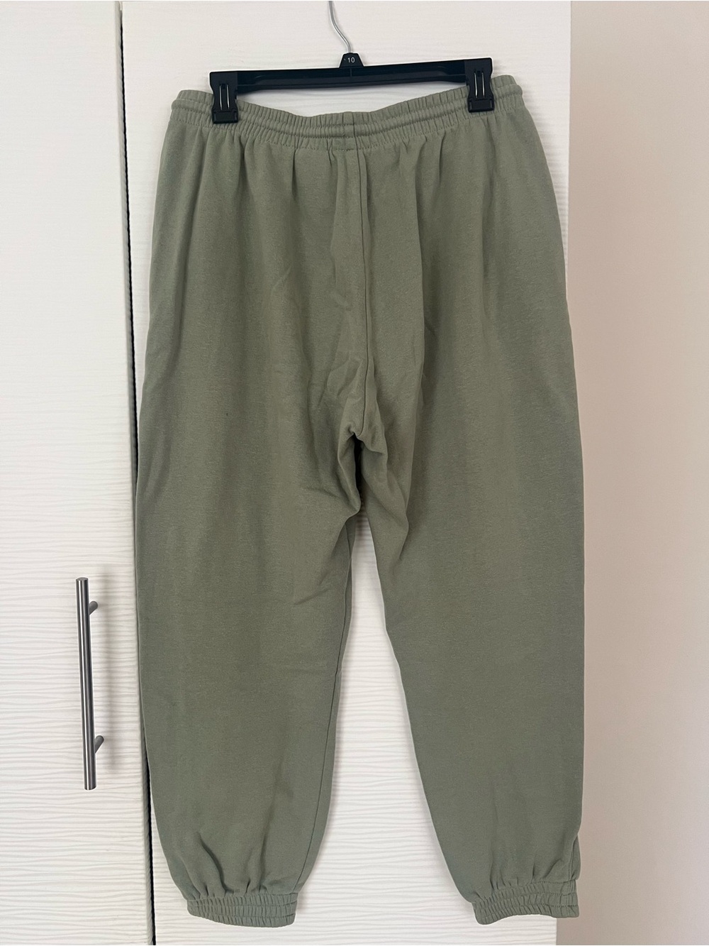 Divided Olive Drawstring Joggers - Picture 3 of 4